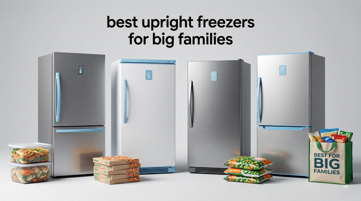 best upright freezers for big families