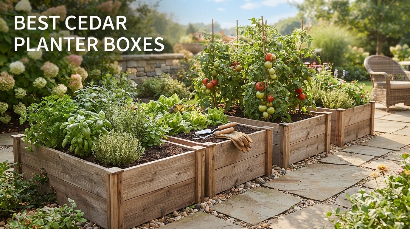 best cedar planter boxes
