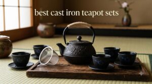 best cast iron teapot sets