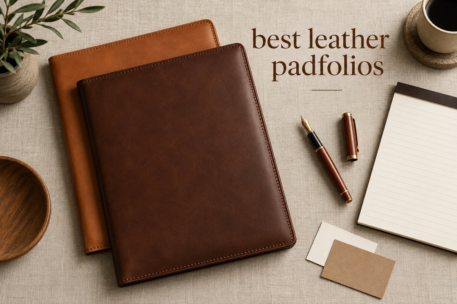 best leather padfolios