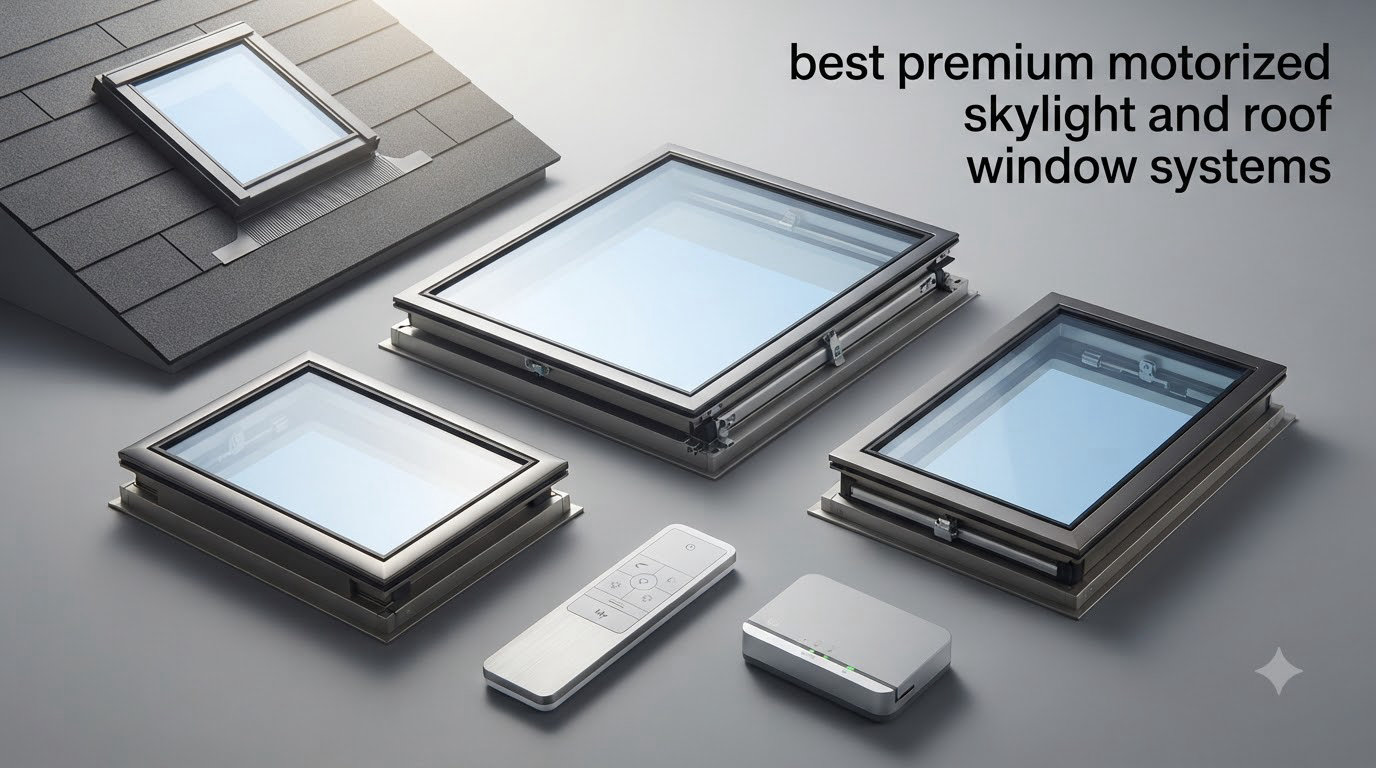 best premium motorized skylight and roof window systems