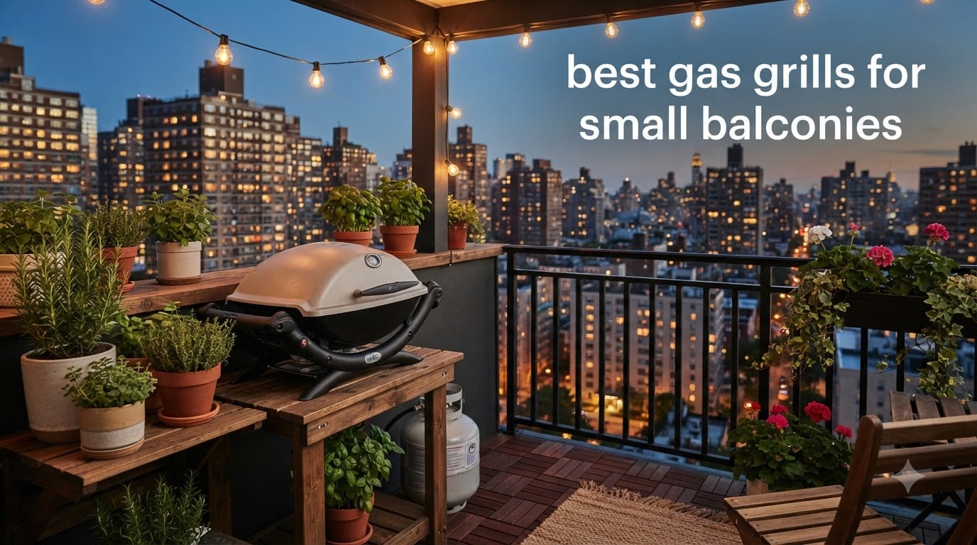 best gas grills for small balconies