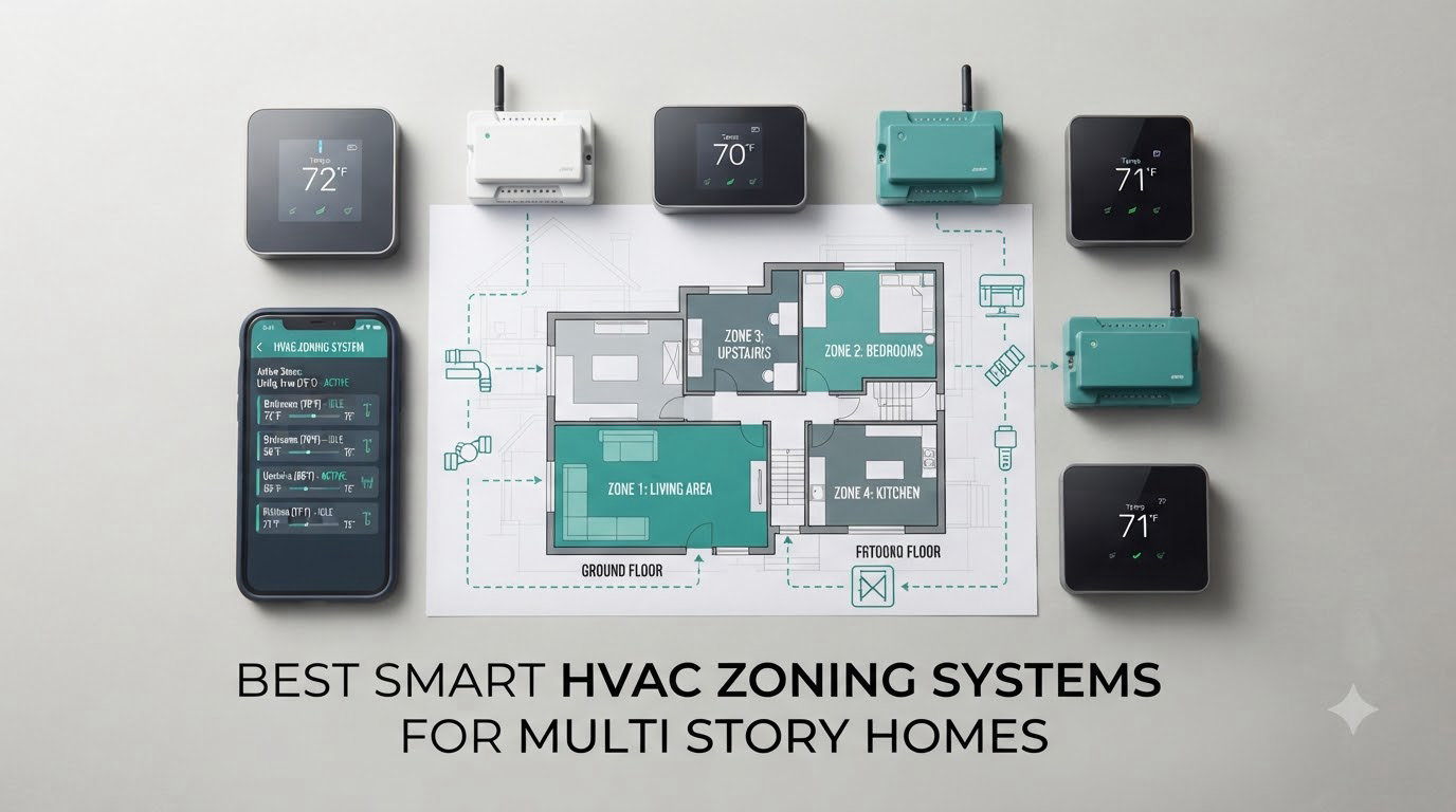 best smart hvac zoning systems for multi story homes
