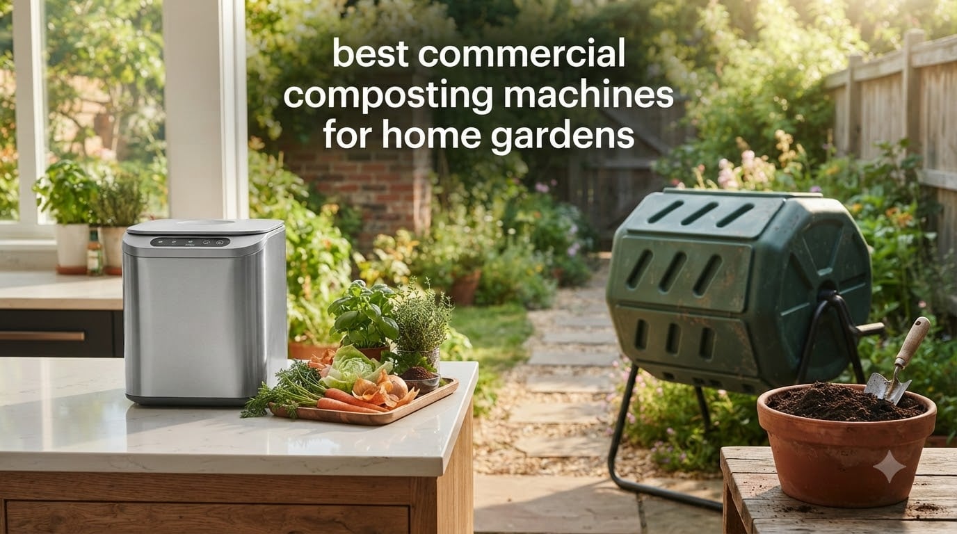best commercial composting machines for home gardens