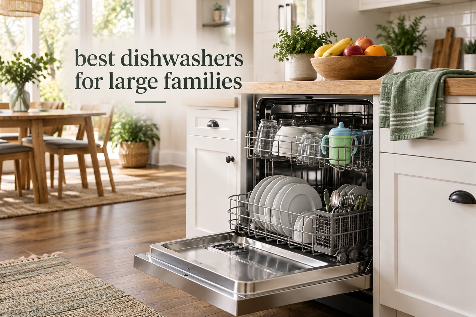 best dishwashers for large families