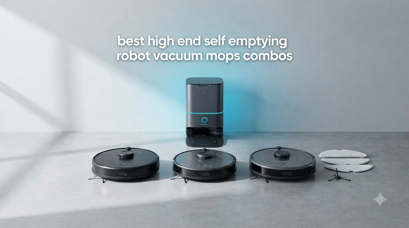 best high end self emptying robot vacuum mops combos