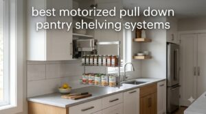 best motorized pull down pantry shelving systems