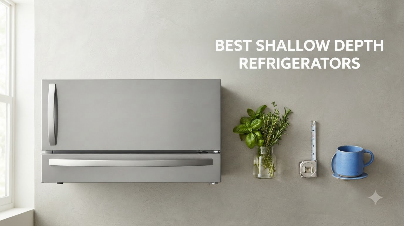 best shallow depth refrigerators