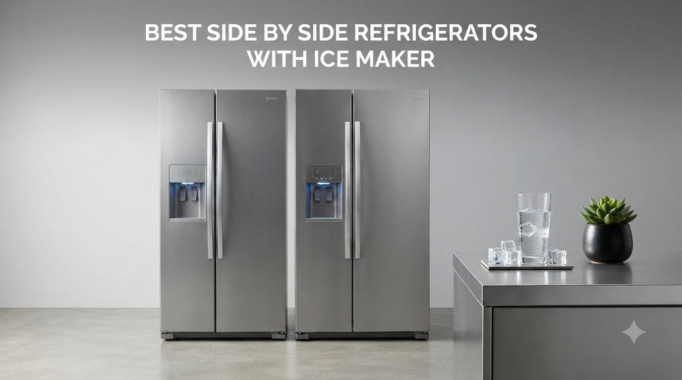 best side by side refrigerators with ice maker