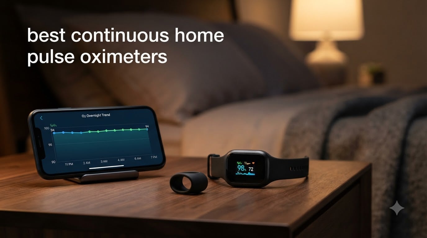 best continuous home pulse oximeters