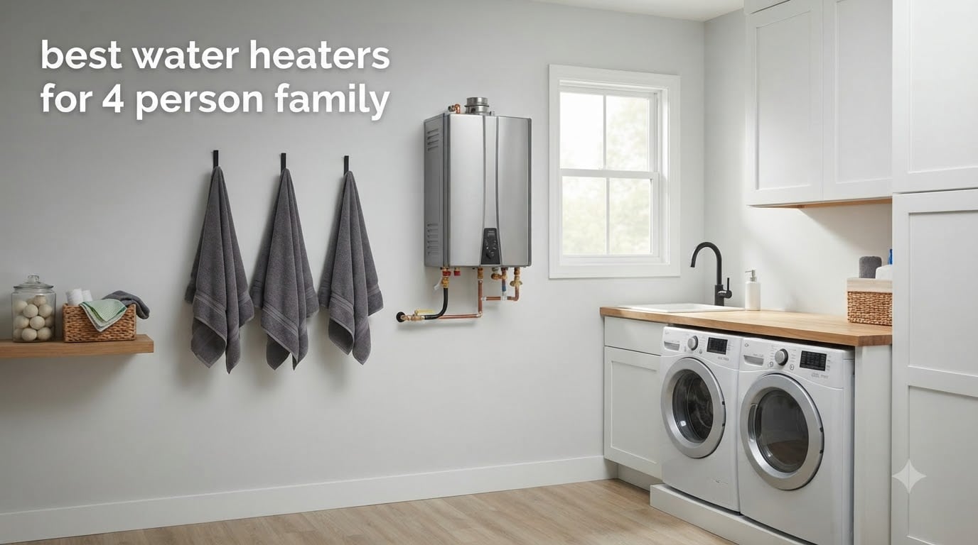 best water heaters for 4 person family