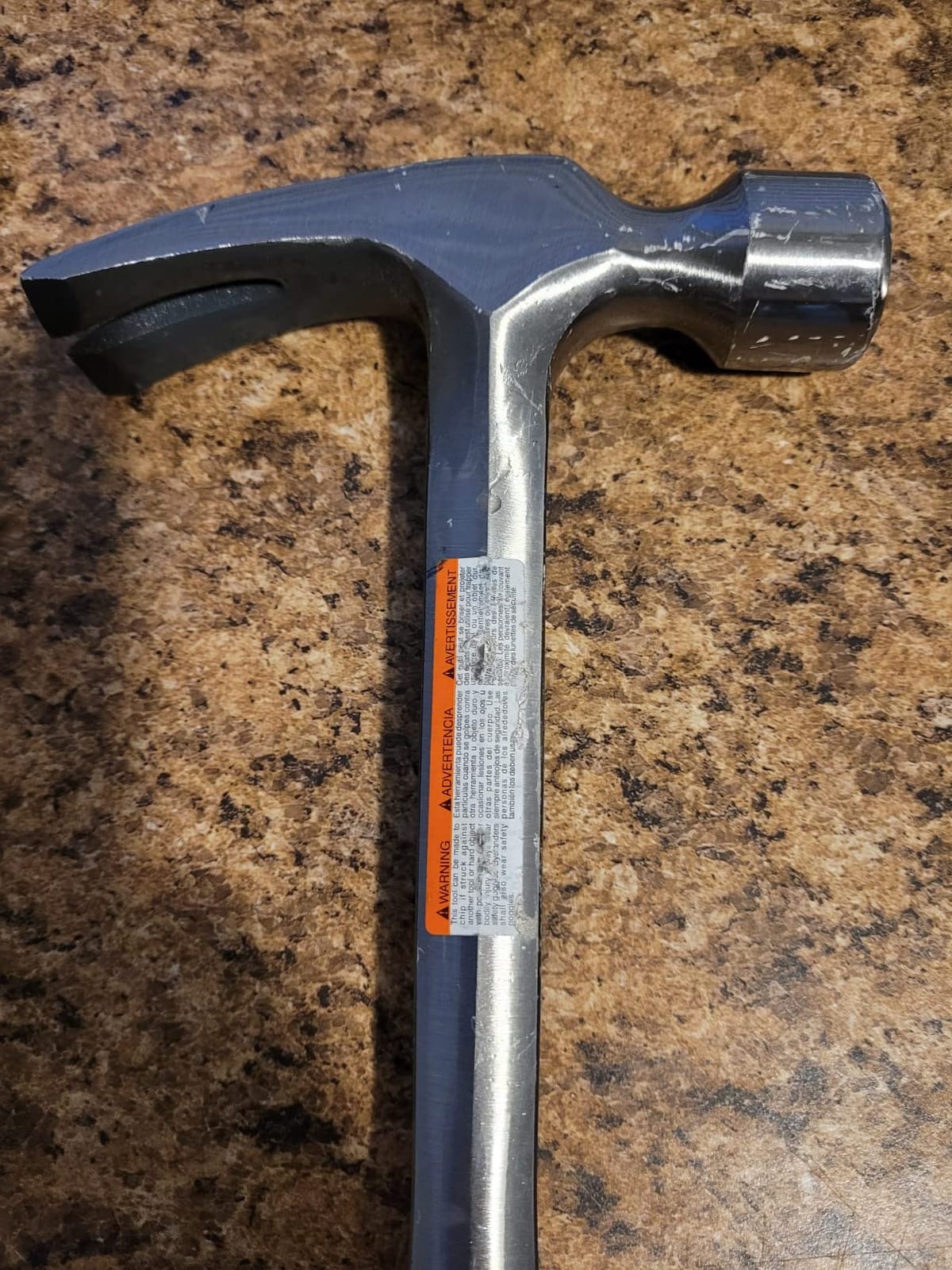 ESTWING Framing Hammer, 22oz Long Handle Straight Rip, Smooth Face, E3-22S customer photo 1