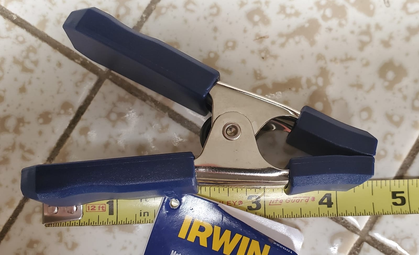IRWIN Tools QUICK-GRIP Metal Spring Clamp, 1-Inch (222601) , Blue customer photo 1