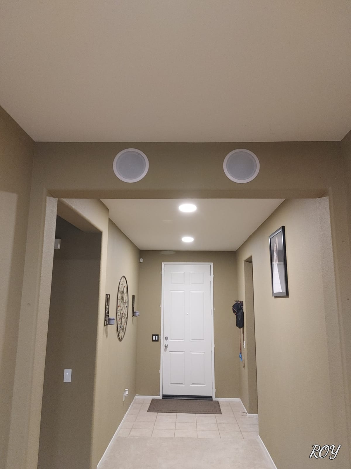 Pyle 6.5” Ceiling Wall Mount Speakers-Pair of 2-Way Midbass Woofer Speaker 1/2'' Polymer Dome Tweeter Flush Design w/70Hz-20kHz Frequency Response&200 Watts Peak Easy Installation-Pyle PDIC61RD customer photo 2