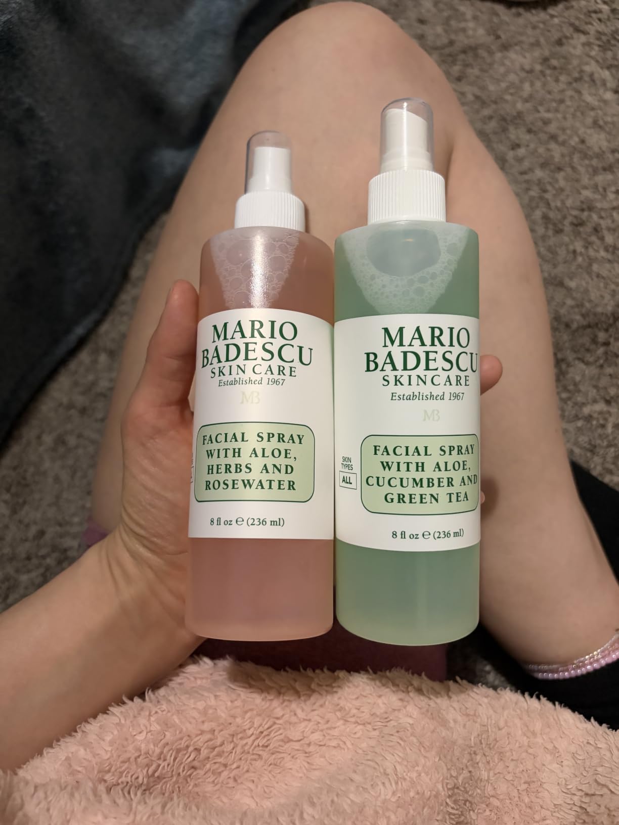 Mario Badescu Facial Spray with Aloe, Herbs and Rose Water for All Skin Types, Face Mist that Hydrates, Rejuvenates & Clarifies customer photo 1