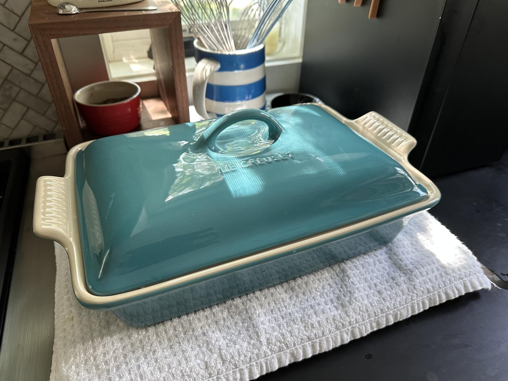 Le Creuset Stoneware Covered Rectangular Casserole, 12