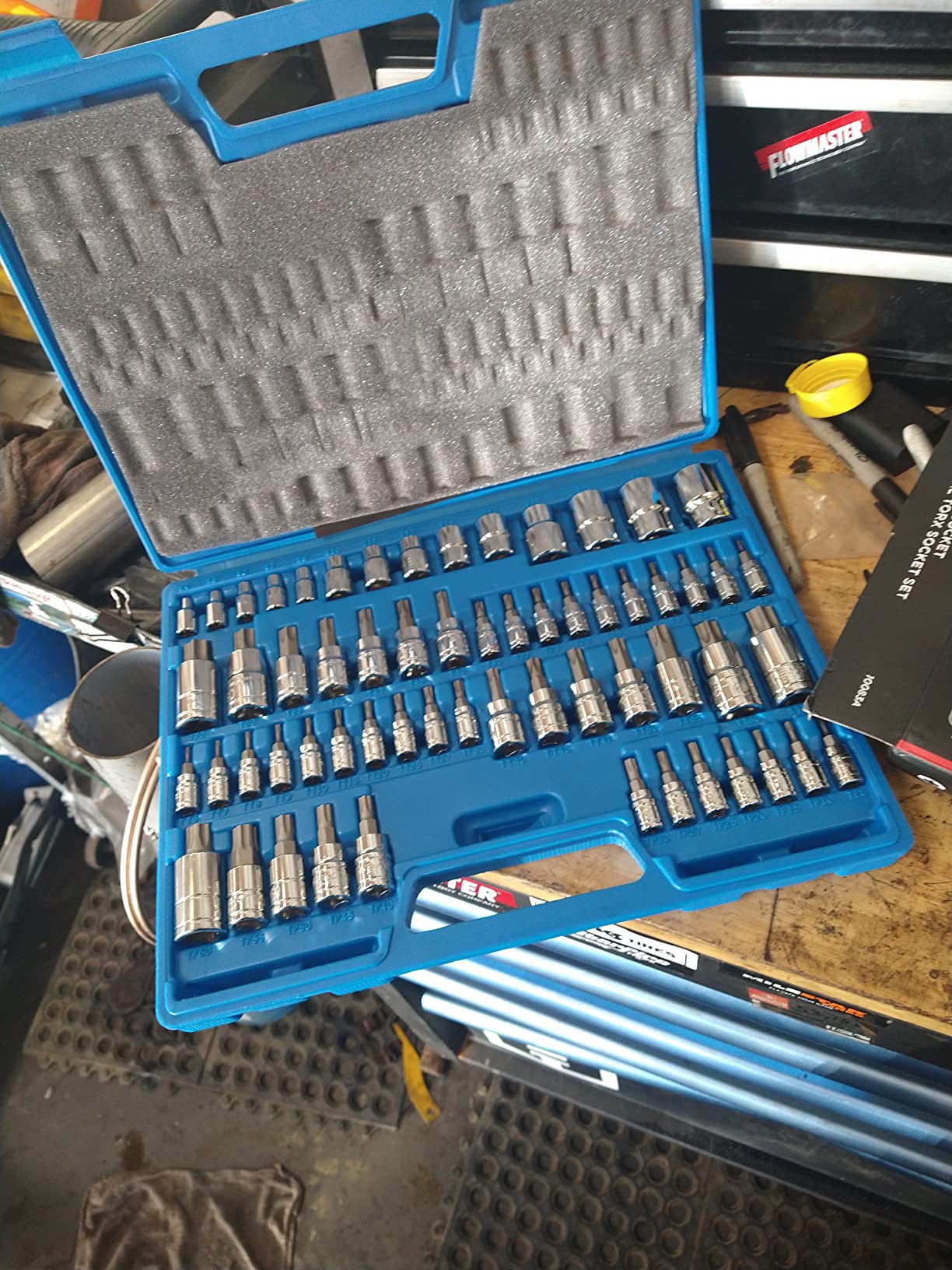 NEIKO 10083A Master Torx Bit Socket and External Torx Socket Set, S2 and CrV Steel, Supreme Torque Output Complete Kit, 60 Pieces customer photo 2