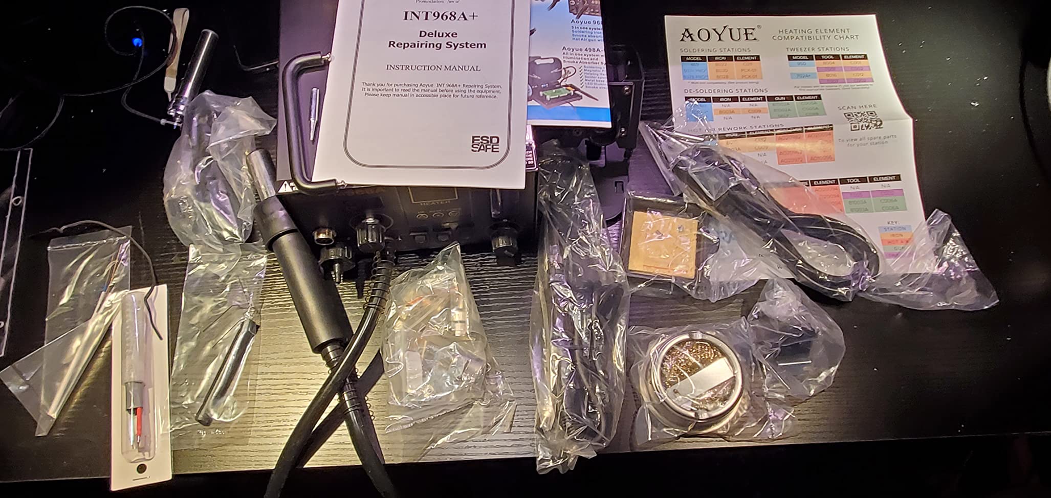 New Aoyue 968A+ SMD Digital Hot Air Rework Station… (110) customer photo 1