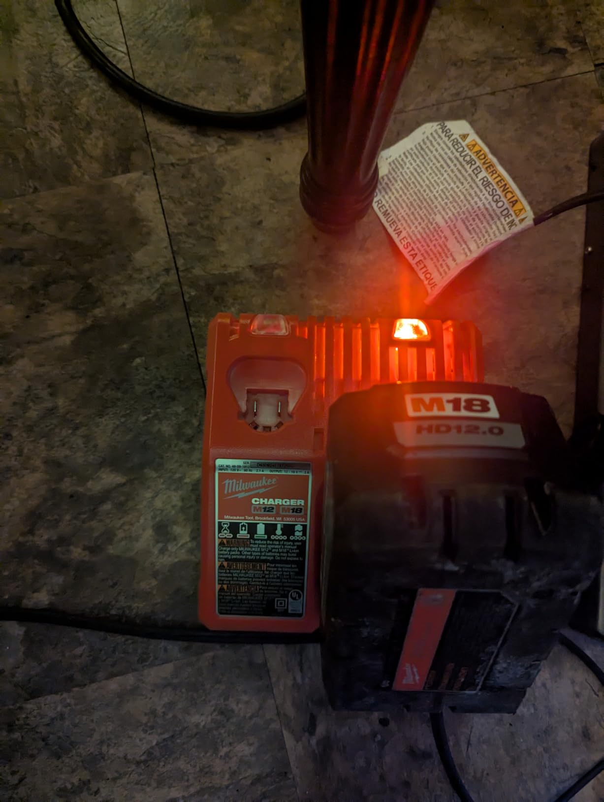 Milwaukee 48-59-1812 M12 or M18 18V and 12V Multi Voltage Lithium Ion Battery Charger w/ Onboard Fuel Gauge customer photo 2