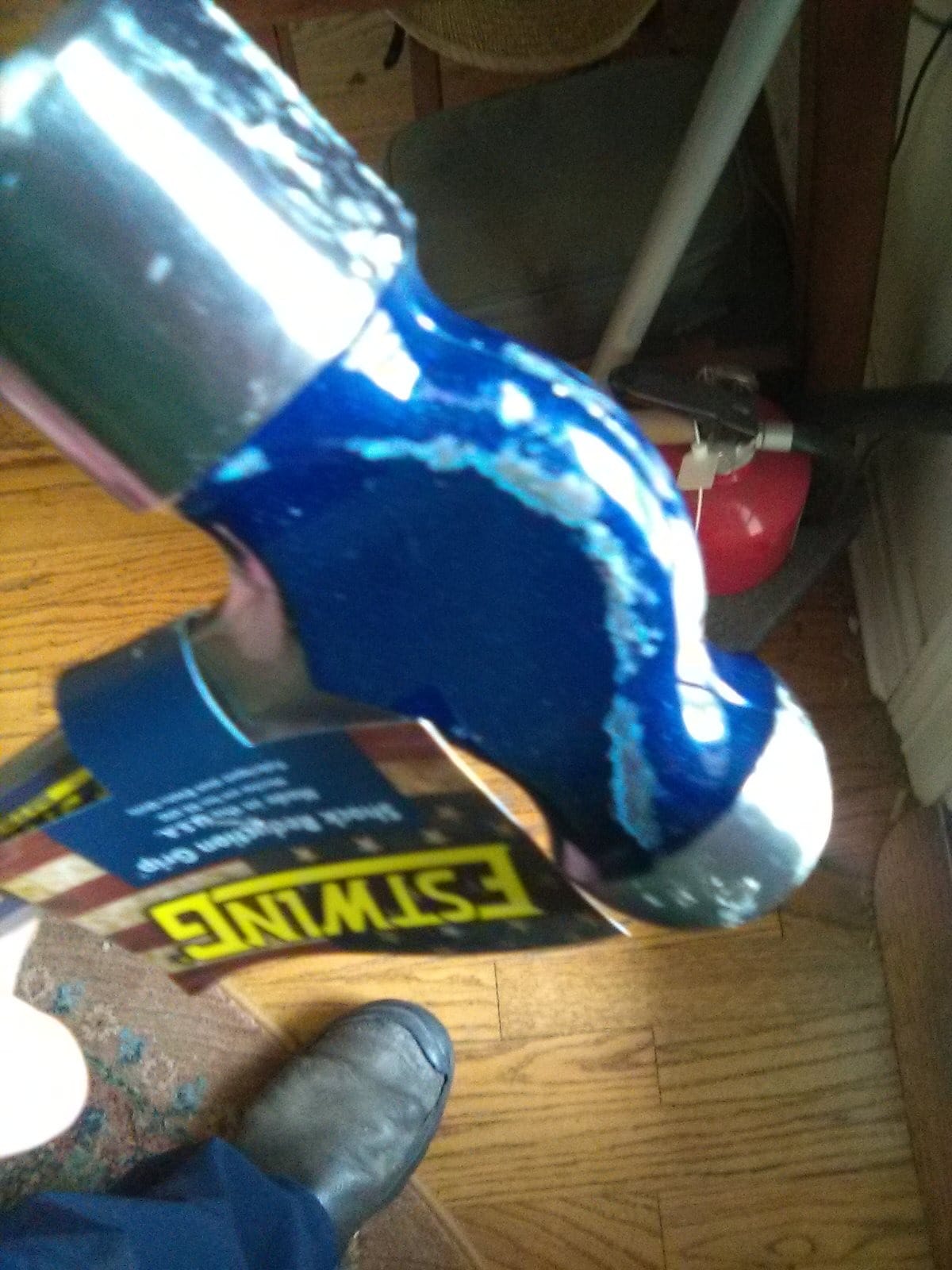 ESTWING Ball Peen Hammer - 16 oz Metalworking Tool with Forged Steel Construction & Shock Reduction Grip - E3-16BP customer photo 2