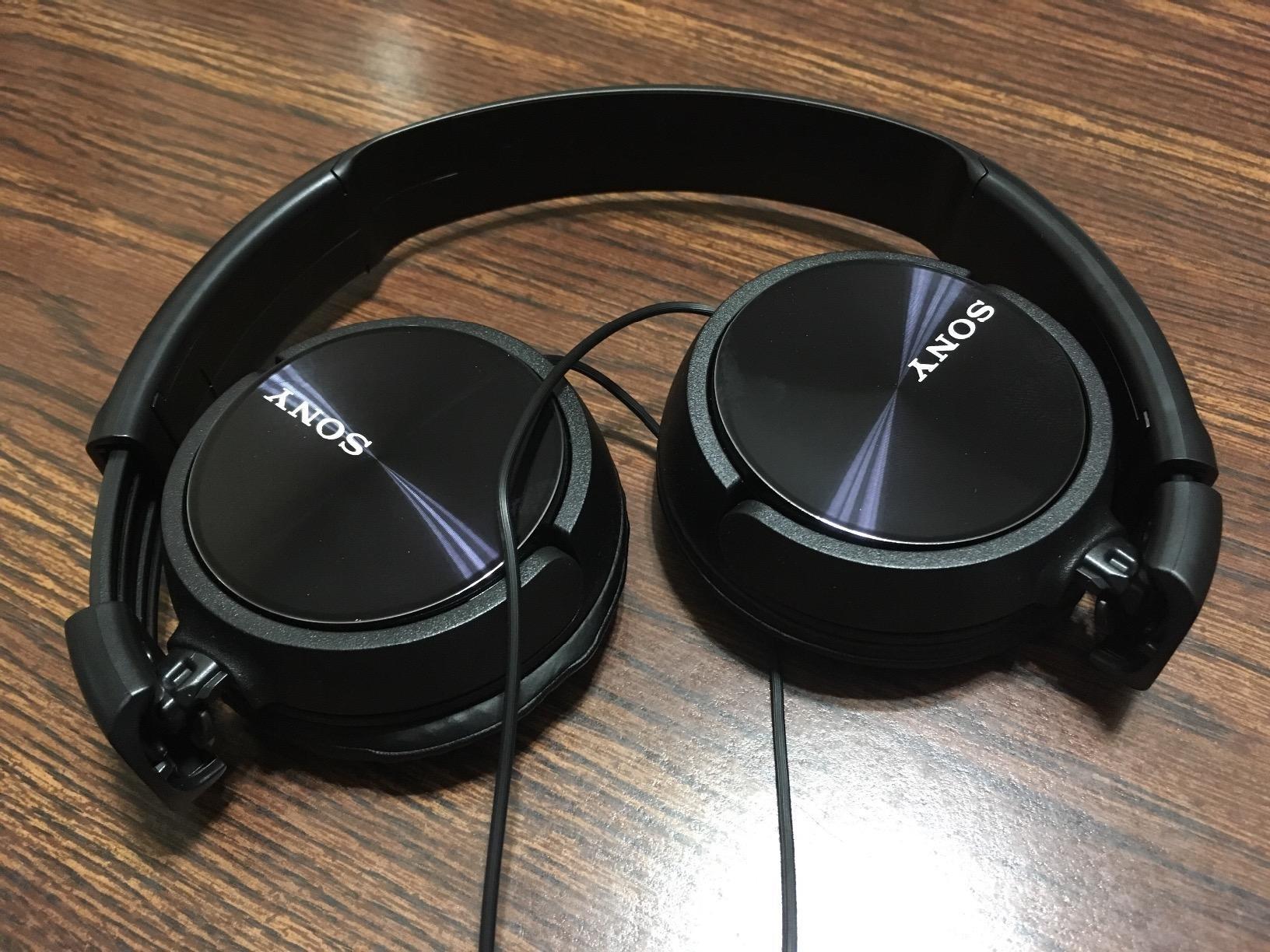 Sony MDR-ZX310AP ZX Series Wired On Ear Headphones with mic, Black customer photo 2