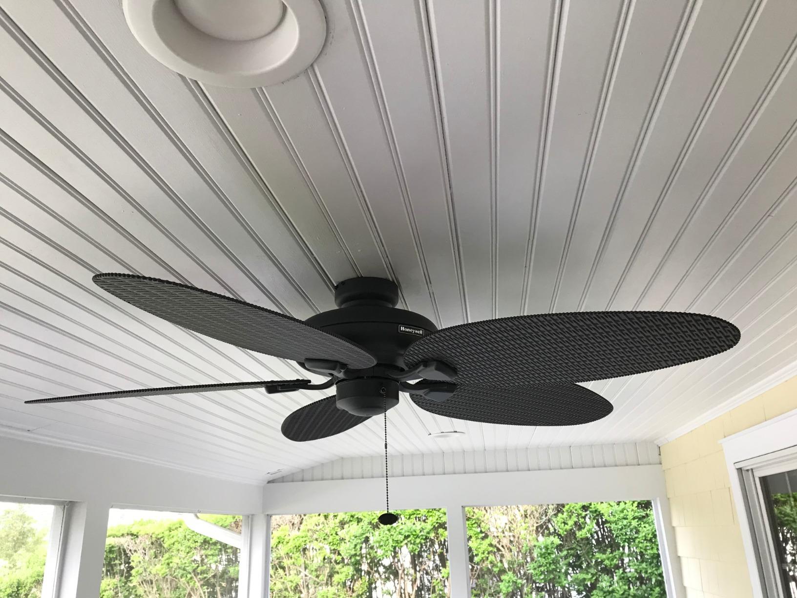 Honeywell Duvall 52 Inch Tropical Indoor/Outdoor Ceiling Fan, Bronze, 50201 customer photo 1