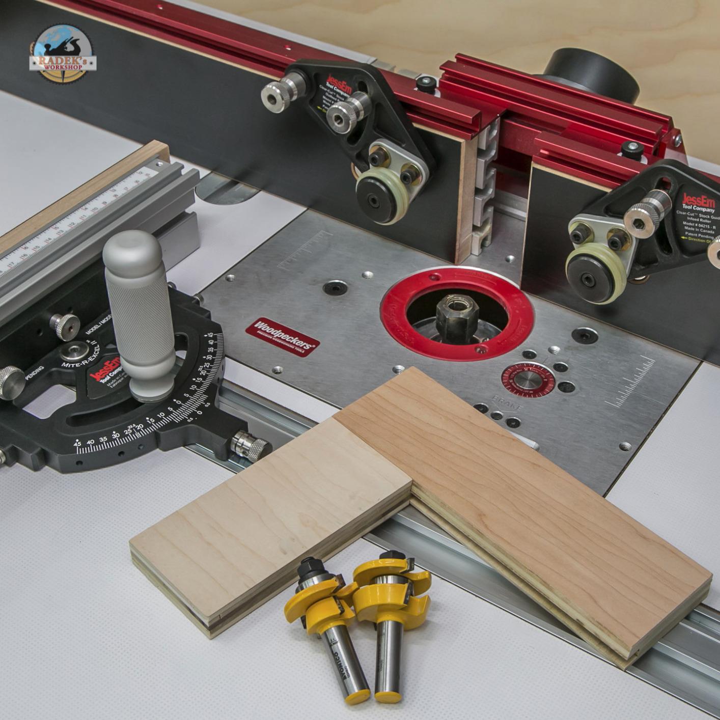YONICO Cabinet Door Rail and Stile Router Bits Set 2 Bit Shaker 1/2-Inch Shank 12249 customer photo 1