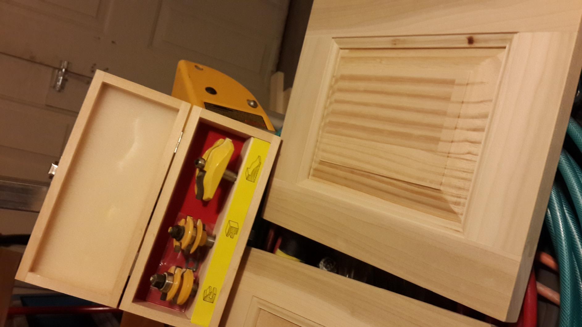 YONICO Raised Panel Cabinet Door Rail and Stile Router Bits Set 3 Bit Ogee 1/2-Inch Shank 12335 customer photo 2