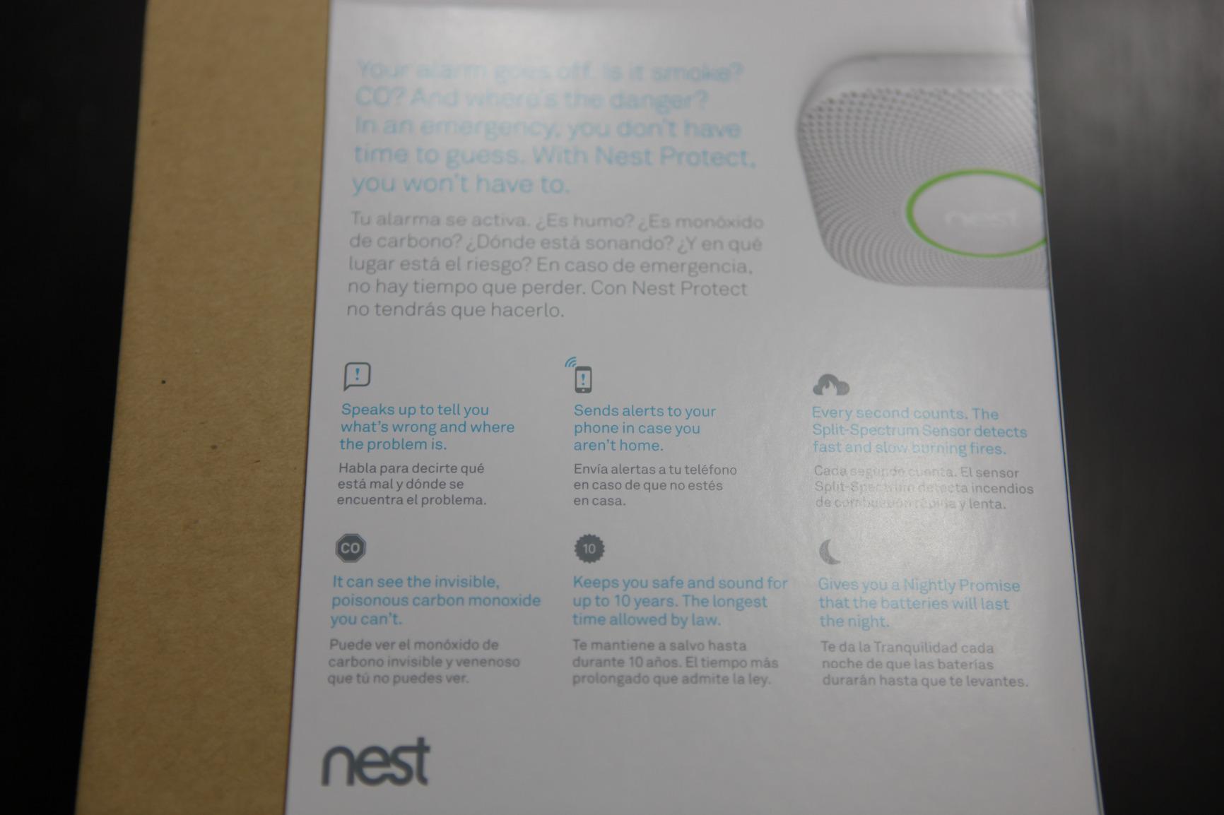 Google Nest Protect - Smoke Alarm - Smoke Detector and Carbon Monoxide Detector - Wired, White customer photo 1
