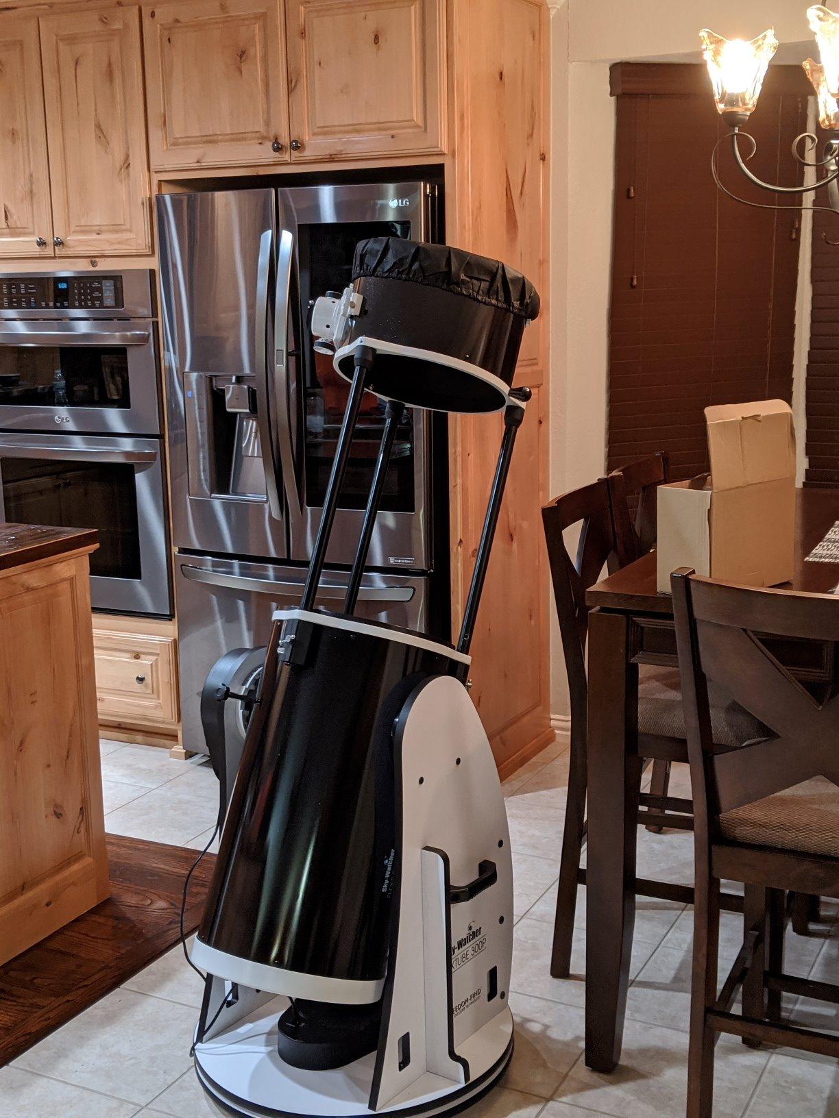 SkyWatcher Flextube 300 SynScan Dobsonian 12-inch Collapsible Computerized GoTo Large Aperture Telescope (S11820) customer photo 2