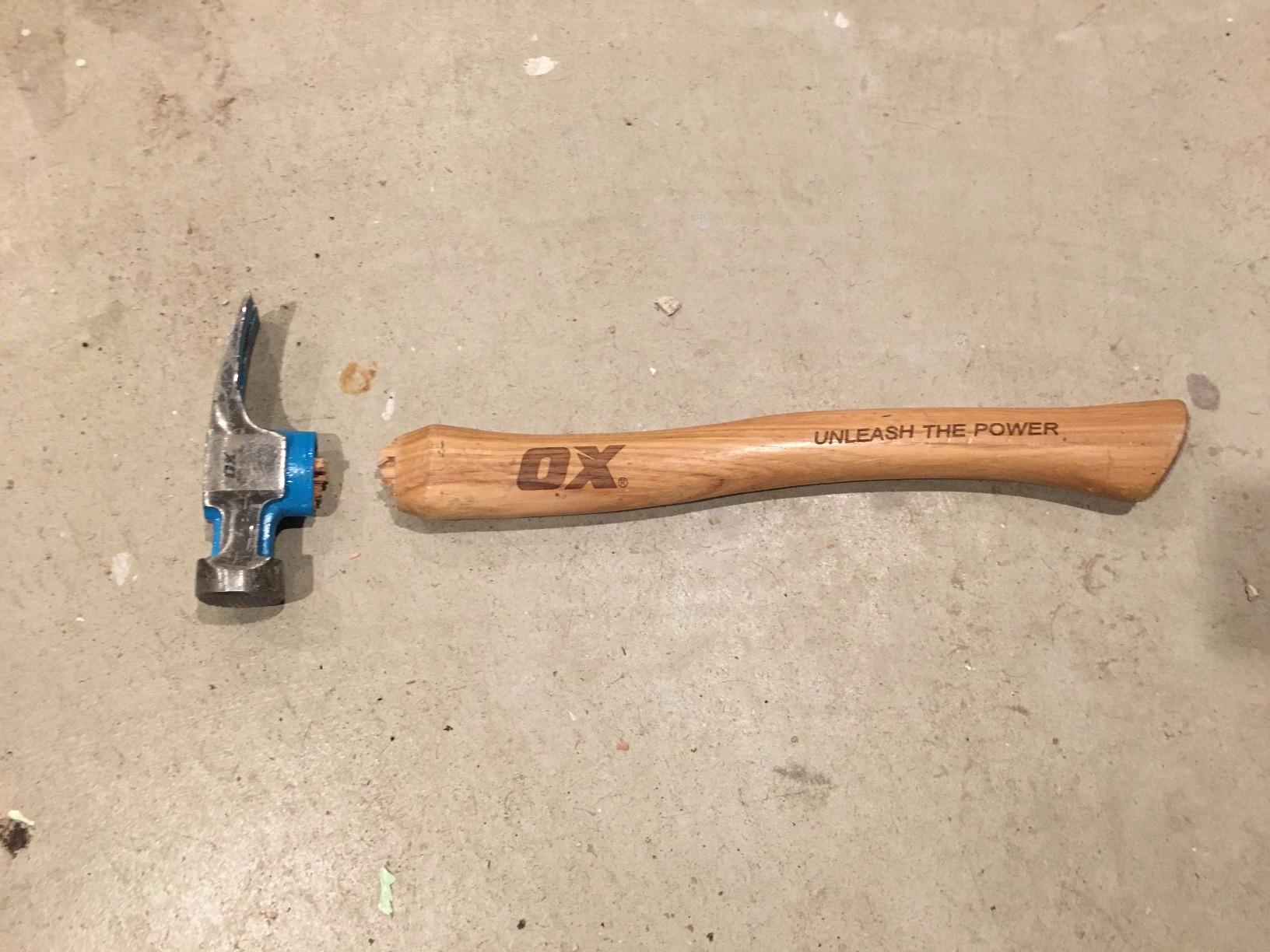 OX 22 oz Framing Hammer Milled Face with Wood Handle Hammers Made from American Hickory - Claw Martillos De Construccion customer photo 2