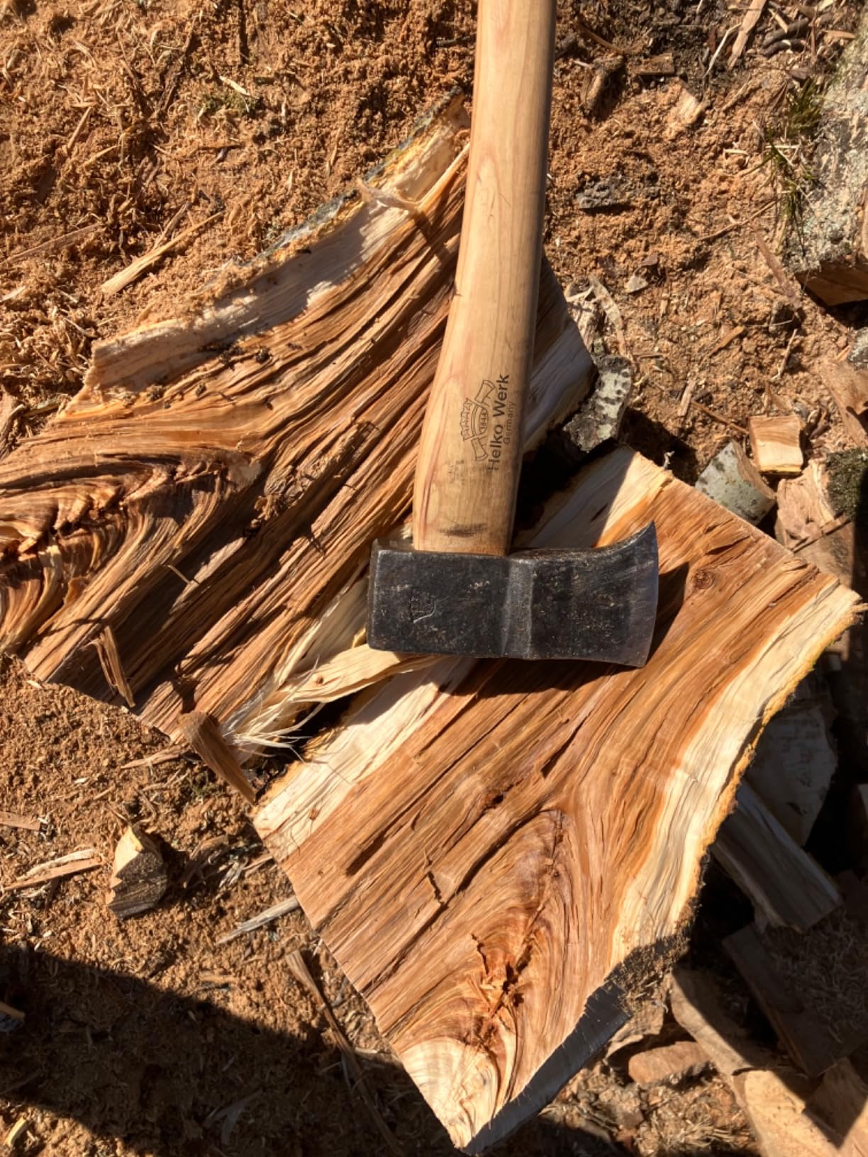 1844 Helko Werk Germany Traditional Saxon Heavy Log Splitting Axe (13588) customer photo 1