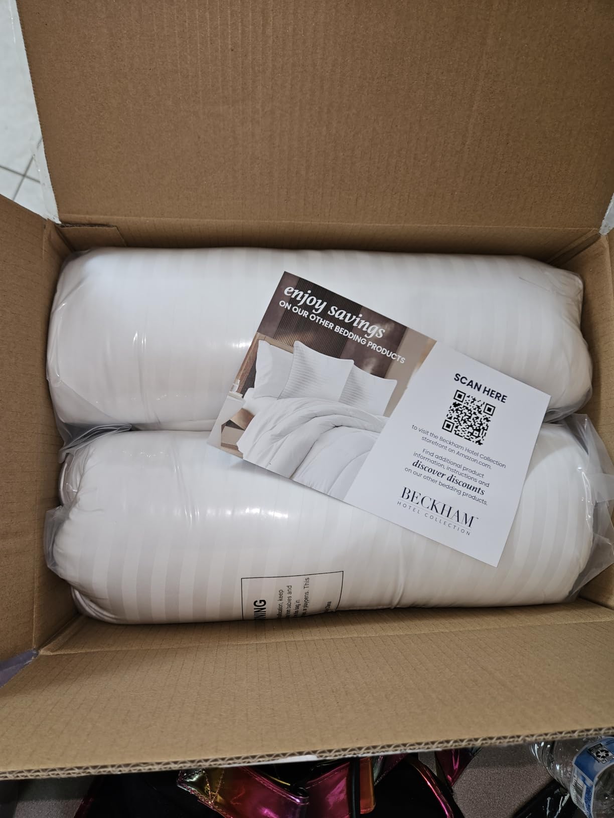 Beckham Hotel Collection Bed Pillows Standard/Queen Size Set of 2 customer photo 1