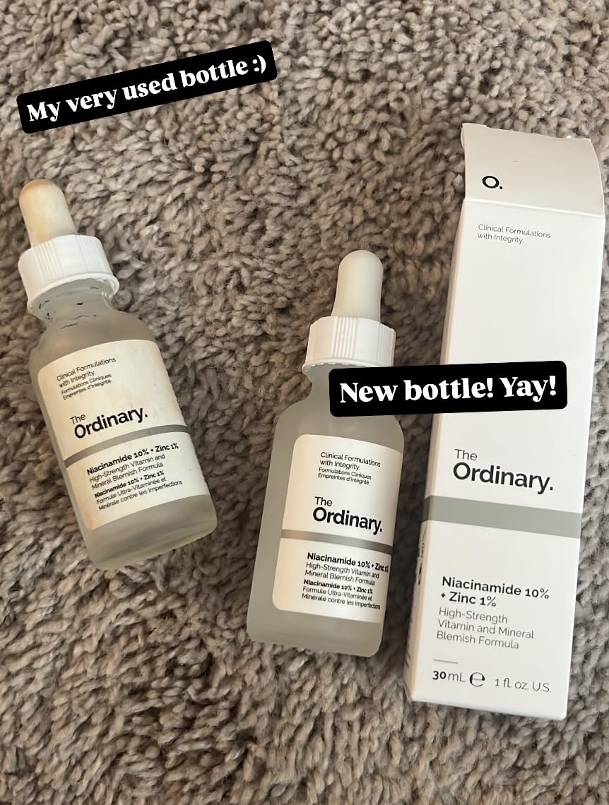 The Ordinary Niacinamide 10% + Zinc 1%, Smoothing Serum for Blemish-Prone Skin customer photo 2