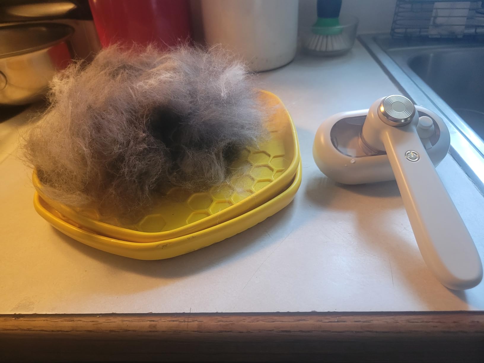 Glendan Dog & Cat Brush- Slicker Pet Brush- Shedding Grooming Tools(Pink) customer photo 1