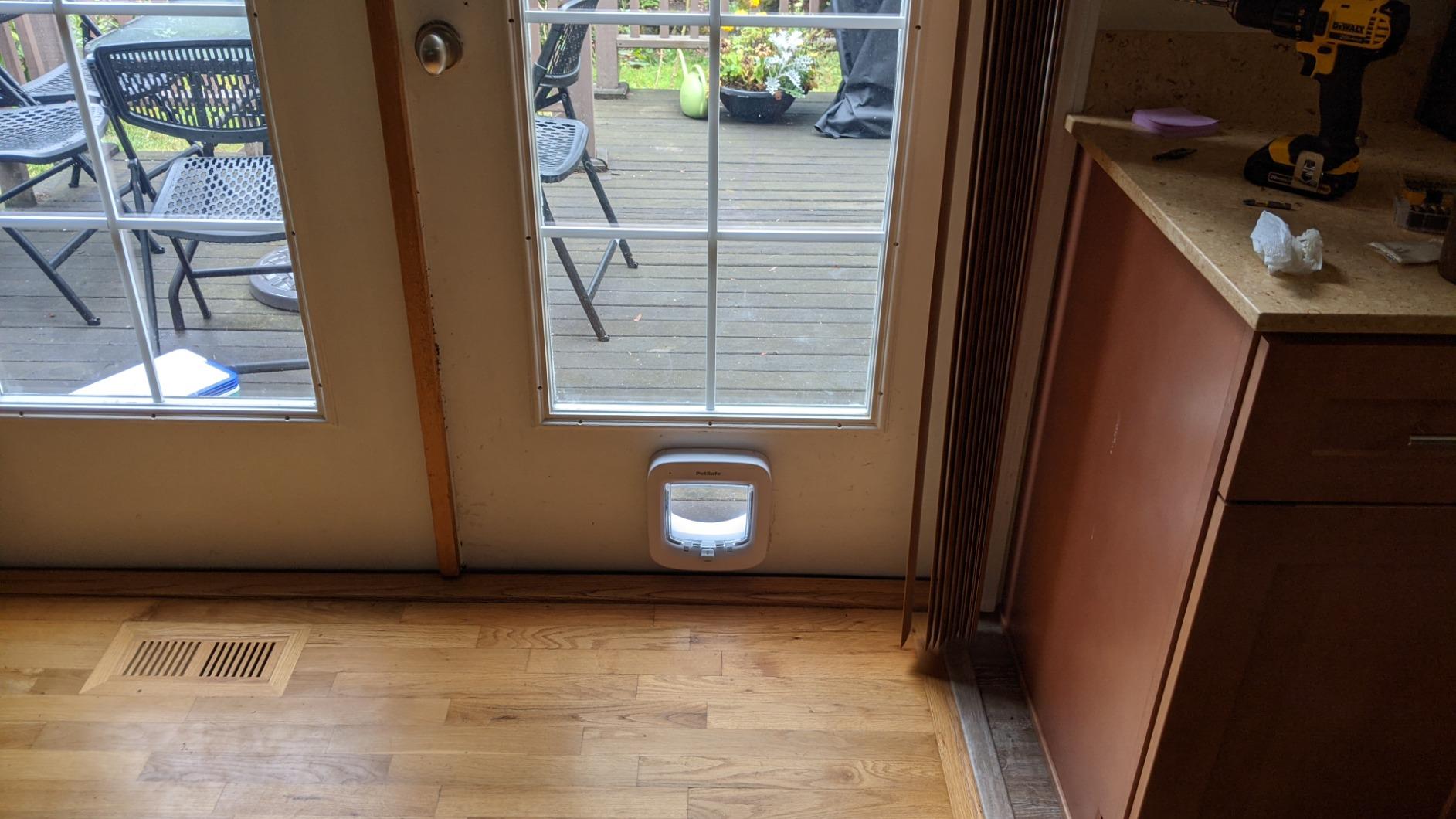 PetSafe Microchip Cat Door, Interior/Exterior, Multi-Pet, 4-Way Lock customer photo 1