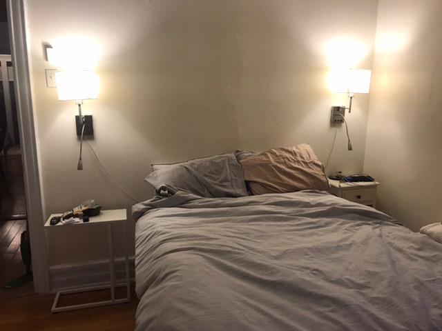 Bedside Wall Light with LED Reading Lamp,Swing Arm Wall Lamp,Wall Sconces customer photo 2