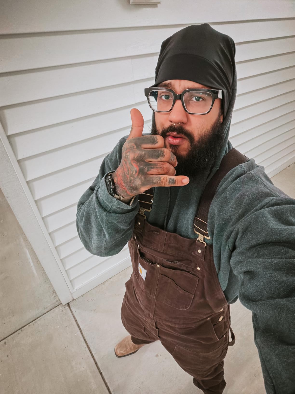 Carhartt R01 Duck Bib Overall customer photo 1