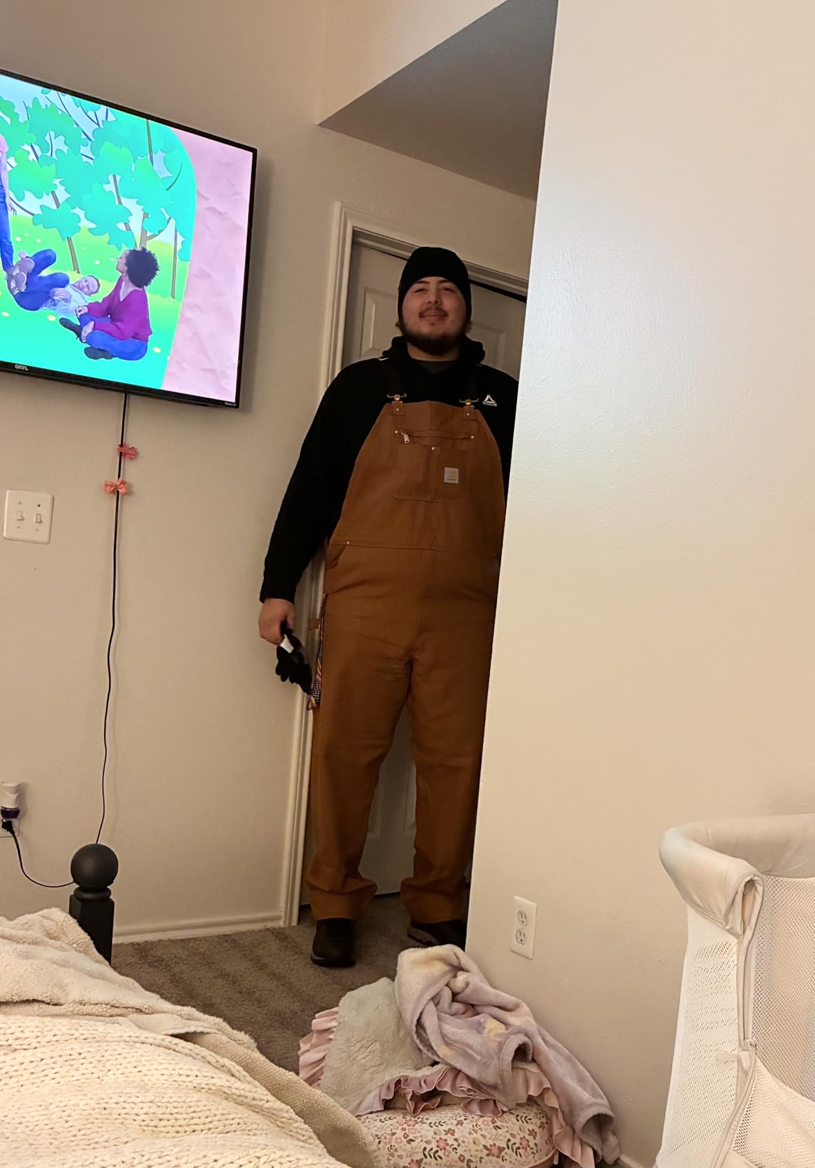 Carhartt R01 Duck Bib Overall customer photo 2