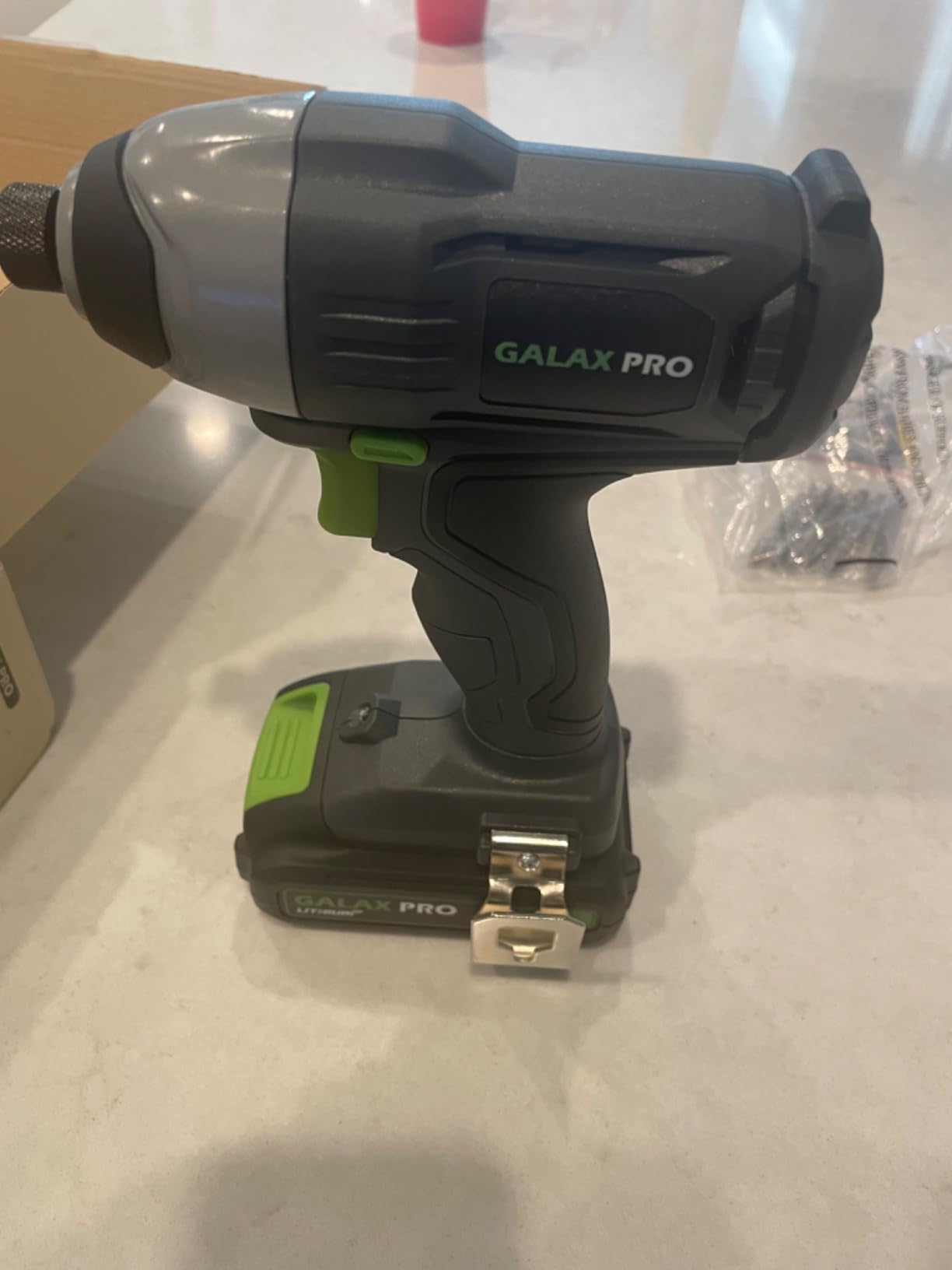 GALAX PRO 20V Impact Cordless Driver-1.3 Ah Battery and Charger Included customer photo 2