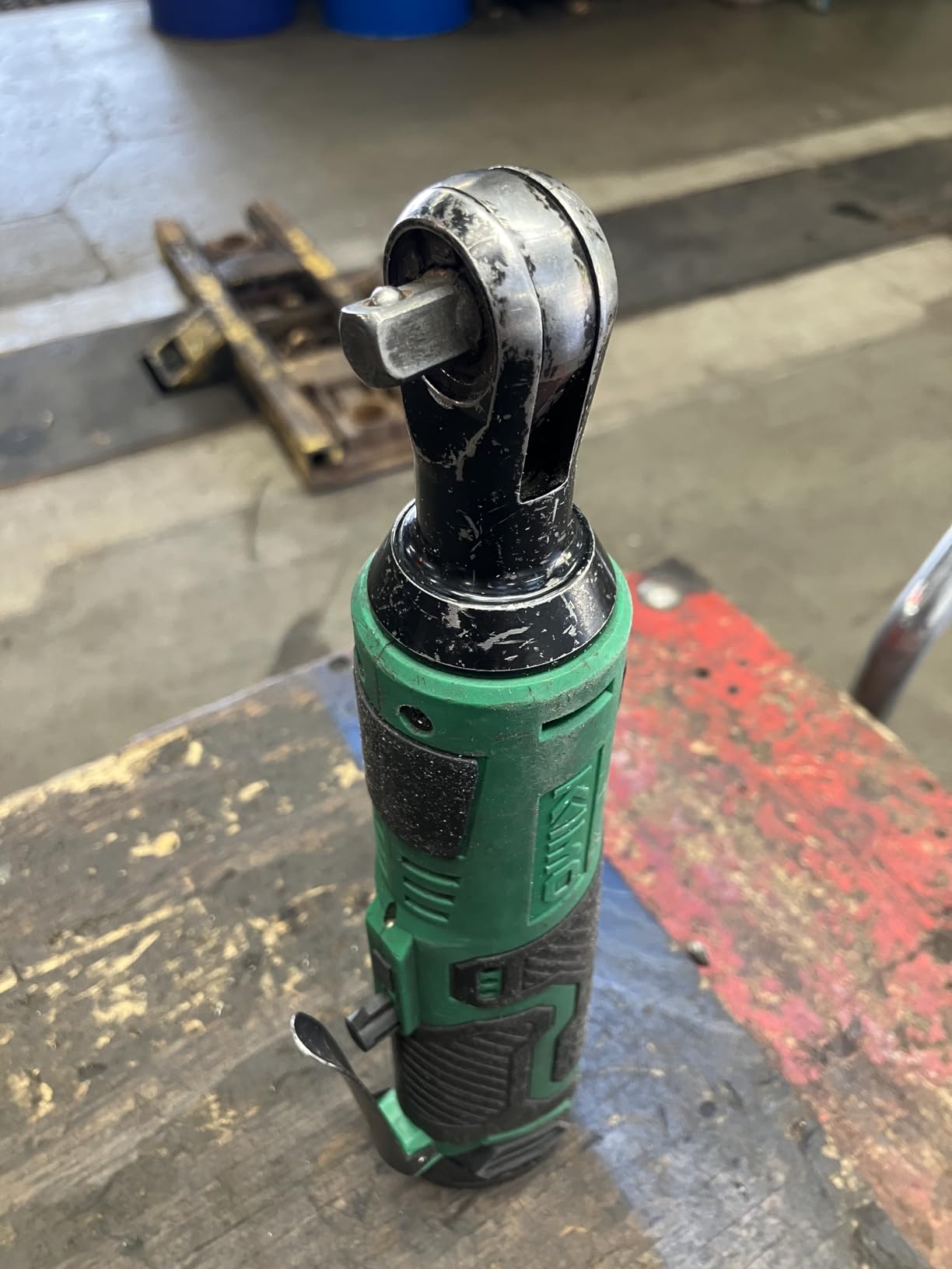 KIMO 3/8 Cordless Electric Ratchet Wrench, 40Ft-lbs, 400RPM Variable Speed customer photo 1