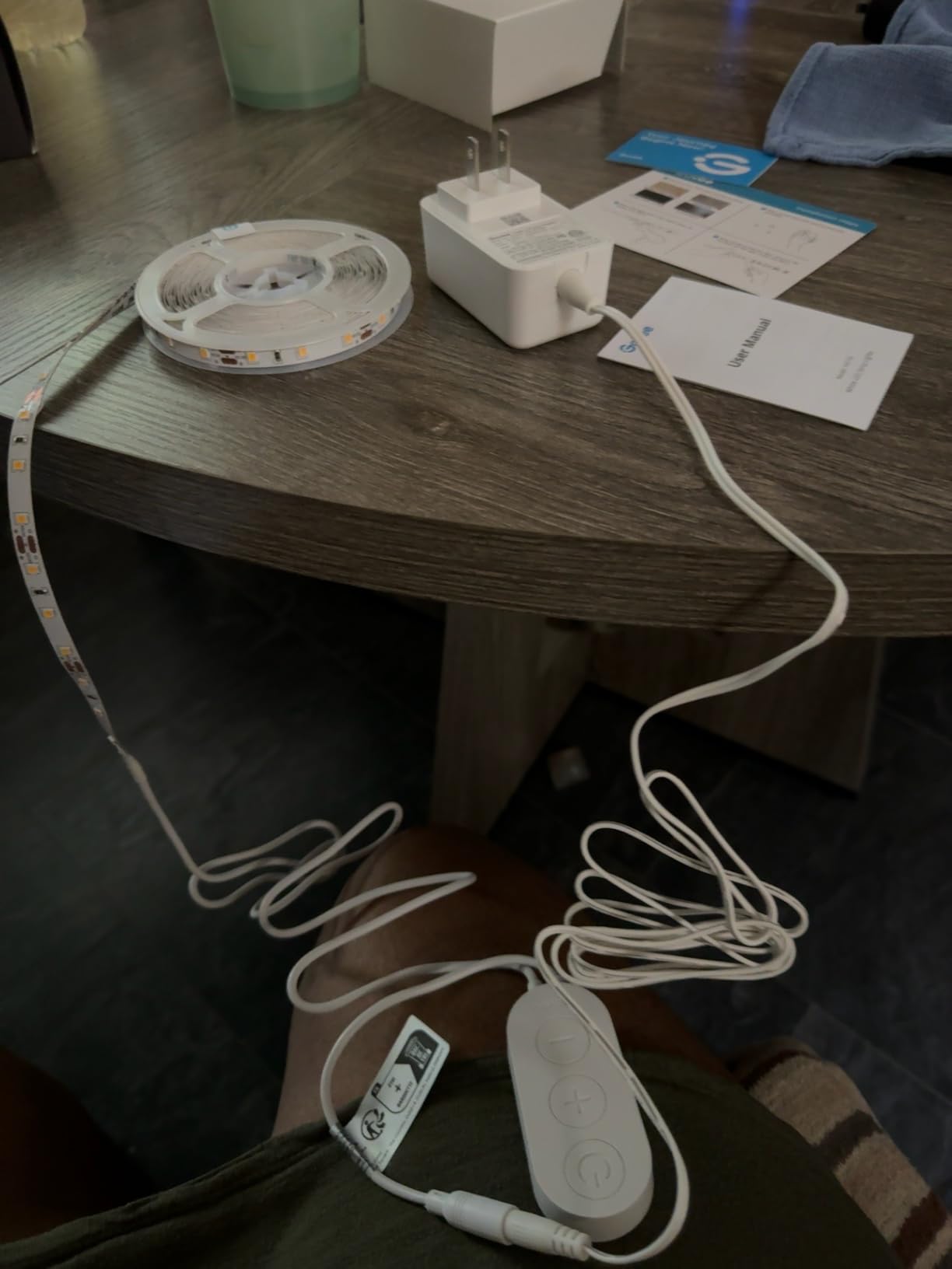 Govee Warm White LED Strip Lights 16.4ft with Control Box, 3000K, Dimmable customer photo 1