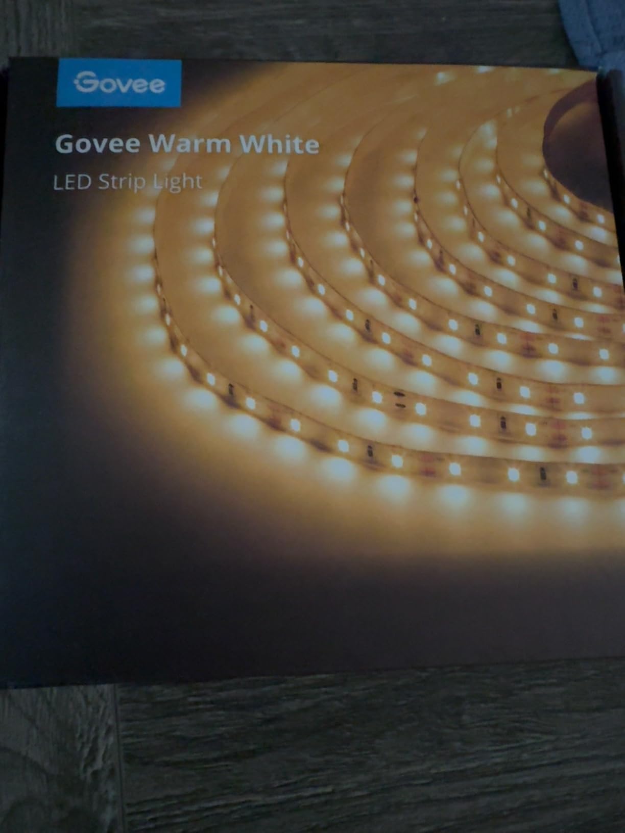 Govee Warm White LED Strip Lights 16.4ft with Control Box, 3000K, Dimmable customer photo 2