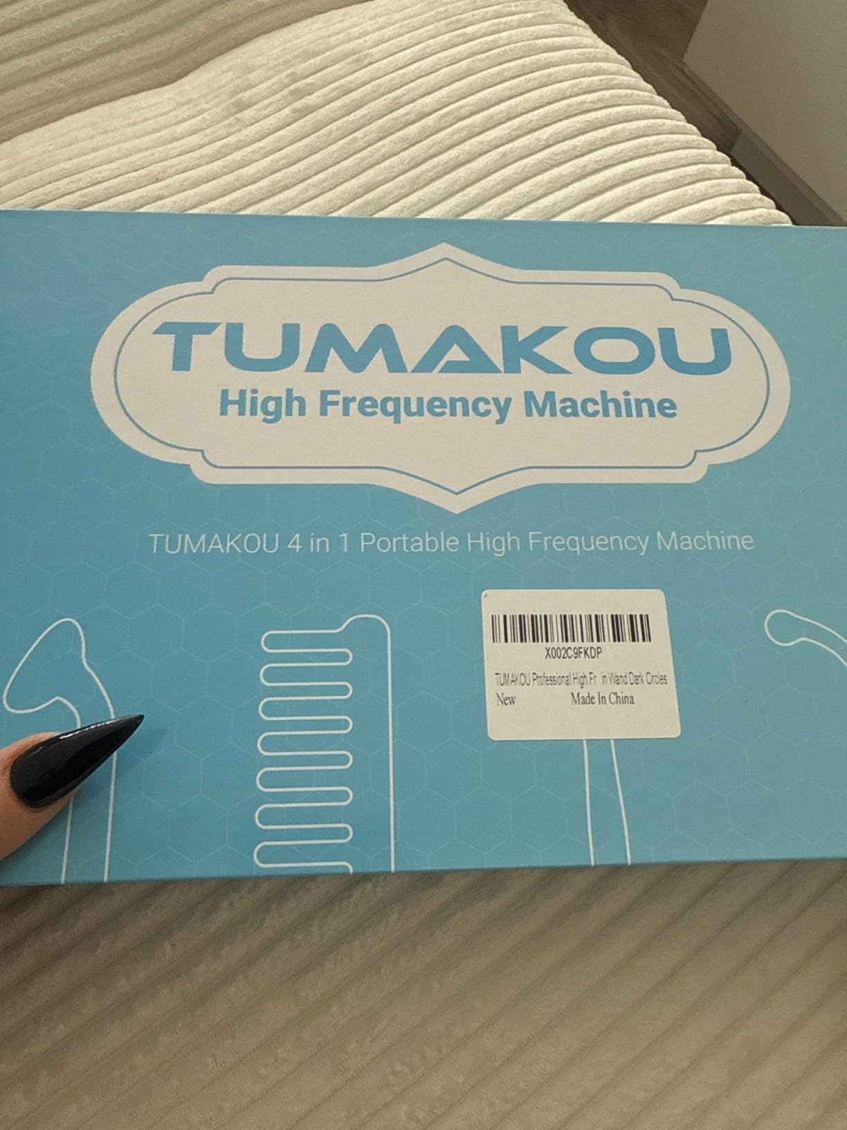High Frequency Facial Machine - TUMAKOU Portable Handheld High Frequency customer photo 1