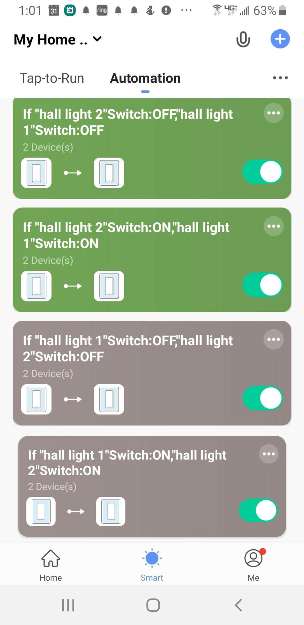 TREATLIFE 3 Way Smart Switch 4 Pack, 2.4GHz WiFi Smart Light Switch 3 Way, Works with Alexa, Google Home and SmartThings, Remote Control, FCC, Schedule, Neutral Wire Required customer photo 1