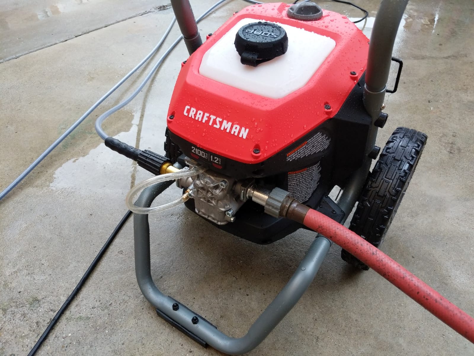 CRAFTSMAN Electric Pressure Washer, Cold Water, 2100-PSI, 1.2 GPM, Corded (CMEPW2100) customer photo 2