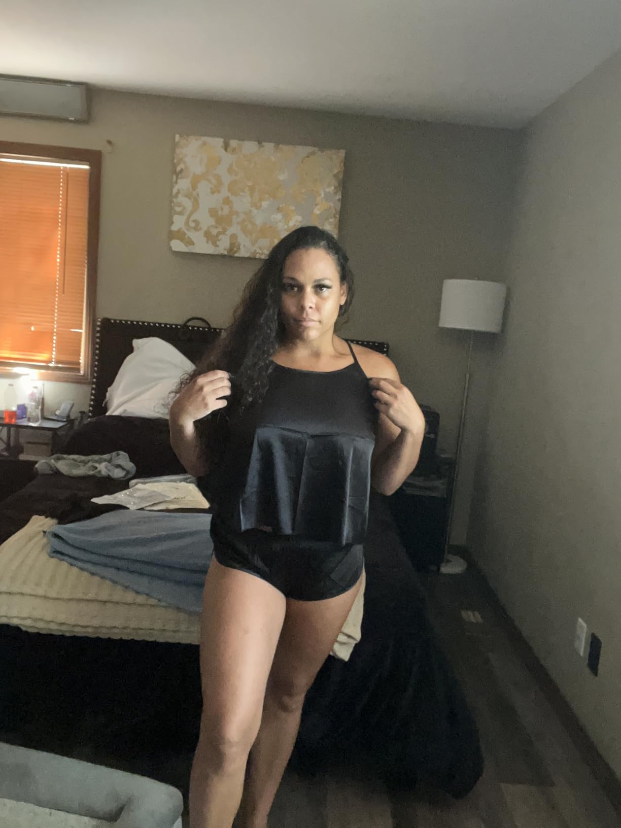 Ekouaer Satin Pajama Set customer photo 2