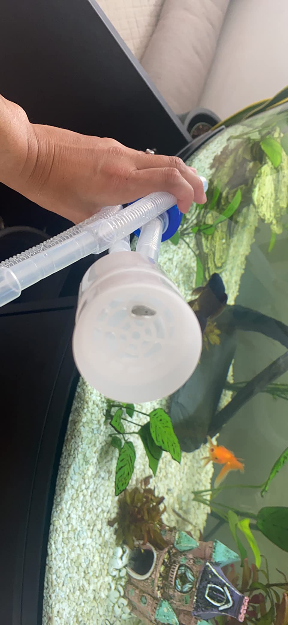 AQUANEAT Aquarium Vacuum Siphon, Fish Tank Water Changer, Gravel Cleaner, Hand Pump customer photo 2