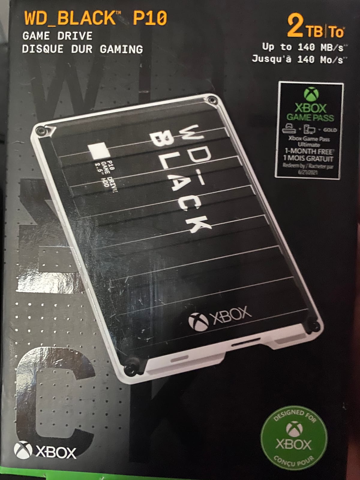 WD_BLACK P10 4TB customer photo 1