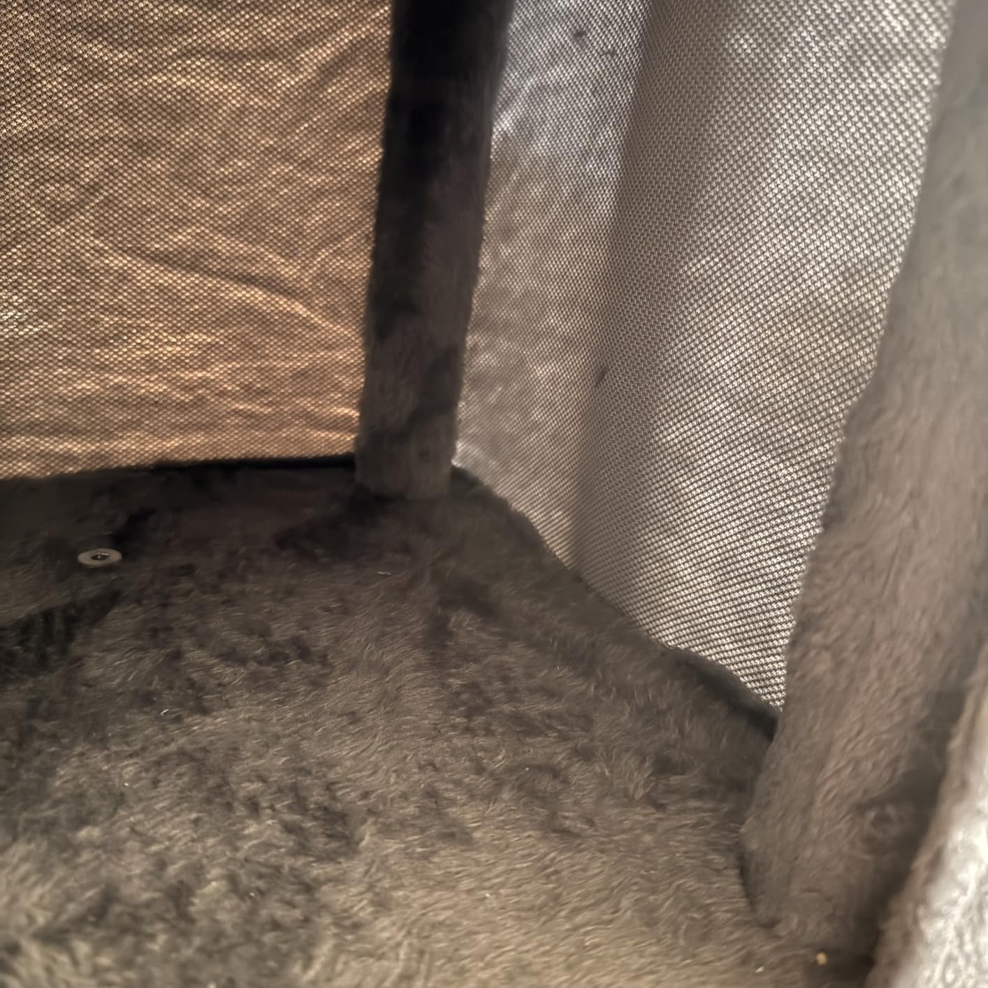 Yaheetech Small Cat Tree 23.5in for Kittens & Senior Cats, Low Profile Gray customer photo 2